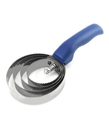 QWORK Double-sided curry comb horse brush 4 rings with soft touch handle - Buy Online on GoSupps.com