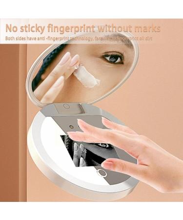 Scalewbin Smart UV Sunscreen Test Camera Makeup Mirror with LED Portable Rechargeable Mirror Beauty Sunscreen Detection Makeup - Buy Online on GoSupps.com