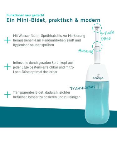 Sensipo Po Shower & Intimate Care - Optimal Hygiene for Puerperium Motherhood Travel | International Shipping Available - Buy Online on GoSupps.com