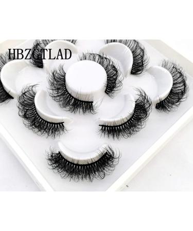 HBZGTLAD 5 Pairs 25mm 3D Mink Lashes - Bulk Natural Faux Eyelash Wholesales - Custom Short False Eyelashes (QZ-05 - Buy Online on GoSupps.com