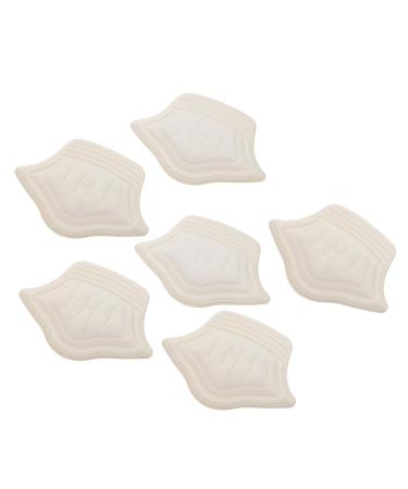 NOLITOY 9 Pairs Cuttable Half Size Stickers Shoes Accessory Heel Cushion Inserts Stickers Heel Rubbing Tape Foot Sneakers Heel Pad Sponge Invisible White Protective Pad Women's