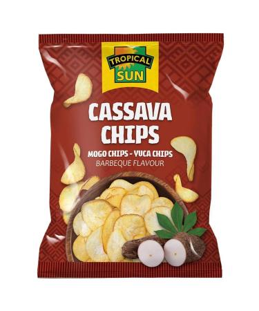 Tropical Sun Cassava Chips BBQ 80g Box of 12-Fd