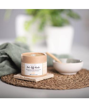 Puremetics Peel-Off Mask - Cocos Vanilla (65g) | 7 Applications | 100% Natural Vegan Plastic-Free | Zero Waste Natural Cosmetics for All Skin Types - Buy Online on GoSupps.com