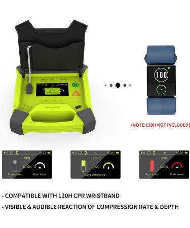 AED Trainer XFT Professional AED Training Kit CPR Training Equipment Training Device Automatic External Defibrillator Simulator for First Aid Trainee Beginner(XFT-120G) - Buy Online on GoSupps.com