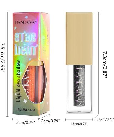 1PC Liquid Glitter Eyeshadow Pigmented Long Lasting Quick Drying Easy to Apply for Party Eye Makeup Eyeshadow 6 - Buy Online on GoSupps.com