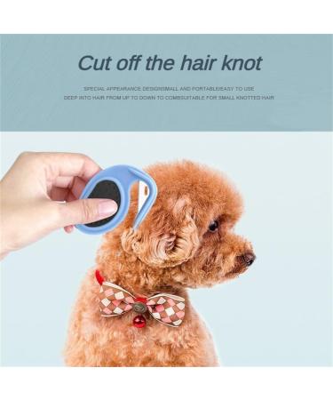 Pet Knotting Comb for Cats - Steel Blade De-Filter Knife & Fur Splitter | Grooming Tools in Orange - Buy Online on GoSupps.com
