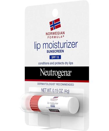 Neutrogena Lip Moisturizer SPF 15 - 2 Pack | Hydrating Lip Balm for Soft, Smooth Lips - Buy Online on GoSupps.com