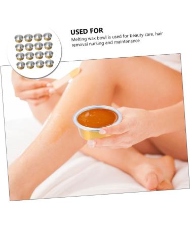 Adocarn 100-Piece Wax Melting Shell Hair Removal Tool Set | Wax Heating Bowl & Chocolate Melter - 5x5cm | Premium Household Tools - Buy Online on GoSupps.com