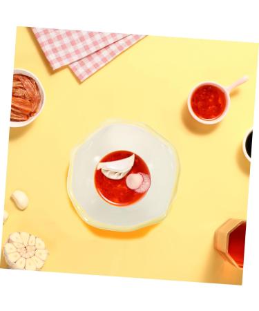 Zerodeko Ceramic Tray Tall Dessert Woman Pioneer for Household Home Microwave Bowl Plate Dish Kitchen Container Salad 14X14CM Assorted Color2 - Buy Online on GoSupps.com