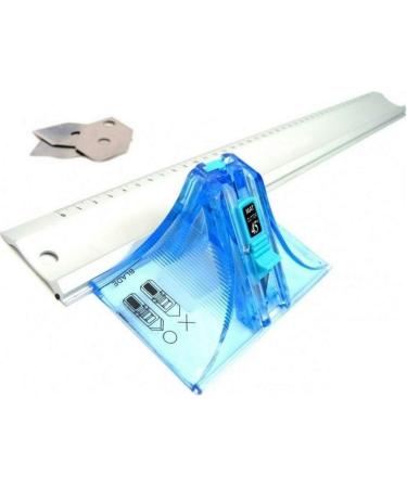 Cutter 45 & 90 Degree Bevel Mat Board Cutter with Free Replacement Blade (Blue) - Premium Quality - Buy Online on GoSupps.com