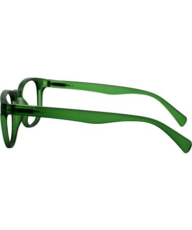 Buy Opulize Pop Reading Glasses 3 Pack - Stylish Matt Frame Scratch-Resistant Spring Hinges - Unisex - +1.00 Diopter in Pink Purple Green - Buy Online on GoSupps.com