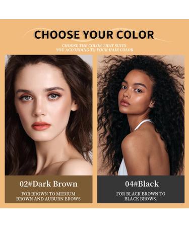 Buy Dual-Ended Microblading Eyebrow Pen - 2-in-1 Eyebrow Pencil & Eyeliner for Long-Lasting Looks (Black) | International Shipping - Buy Online on GoSupps.com