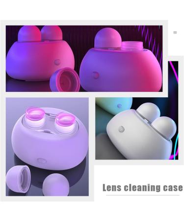 Ultechnovo Color Contact Lens Cleaning Case & Container - Travel-Sized Cleaning Tools for Colored Contact Lenses (5.8x6.5x6cm) - International Shipping Available - Buy Online on GoSupps.com