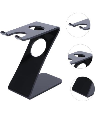 Fomiyes Men's Razor Brush Holder - Acrylic Stand for Manual Shaving Brushes | Durable & Stylish Shaving Tool Organizer - Buy Online on GoSupps.com