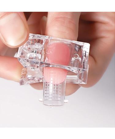 Buy SANWOOD 10-Part Nail Tip Clips - Fast Assembly Gel Extensions & Manicure Tool | UV-LED Plastic Clamps for Perfect Nail Builds - Buy Online on GoSupps.com