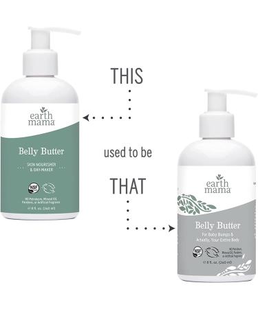 Earth Mama Belly Butter 8oz - Moisturizing for Pregnancy & Beyond - Buy Online on GoSupps.com