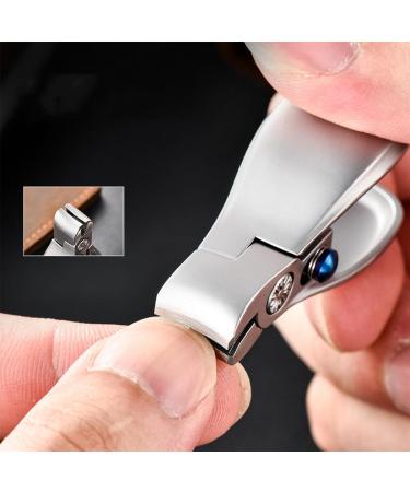 Portable Mini Nail Clipper & Scissors Set - Ultra Sharp Sturdy Design with Collection Container & Built-in Nail File for Fingernails & Toenails - Perfect for Travel - Buy Online on GoSupps.com