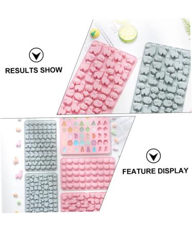 2pcs Chocolate Silicone Mold Silicone Jelly Mold Muffin Chewing Gum Candle Molds Silicone Soap Molds Cupcake Baking Pan Rubber Candy Molds Biscuit Cartoon Silica Gel Chocolate Mold 23.2X12.9X1.1CM Random Color - Buy Online on GoSupps.com