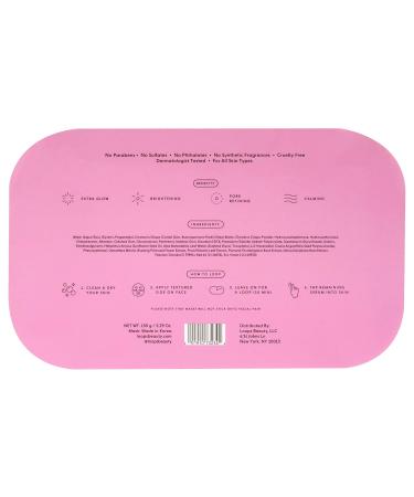 LOOPS Double Take Glow Hydrogel Face Mask - Soothes Skin Refines Pores Brightens Complexion - 5 Pack - Perfect for All Skin Types - International Shipping Available - Buy Online on GoSupps.com