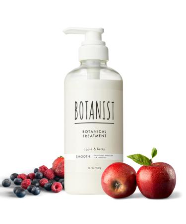 Botanist Moisturizing & Hydrating Hair Conditioner/Treatment Premium Natural & Organic Japanese Haircare for Women & Men with Dry Frizzy & Damaged Hair Apple& Berry Smooth 16.2 Fl Oz/460g Apple & Berry