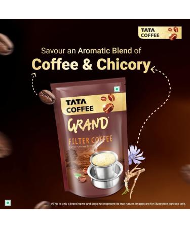 Ta'ta Coffee Grand Filter Coffee 500g Rich & Strong Coffee-Chicory Mixture (53% Coffee and 47% Chicory) - Buy Online on GoSupps.com