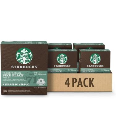 Starbucks By Nespresso Pike Place Roast Coffee Pods Medium Roast Nespresso Vertuo Line & Creamy Vanilla for NESPRESSO VERTUO Flavoured Blonde Roast Coffee Sweet Vanilla Coffee + CLEANING 9562 - Buy Online on GoSupps.com