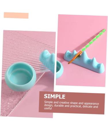 minkissy 4 Sets Nail Art Brush Cup Nail Art Stand Sponge Holder Gel Nail Brush Paint Brush Holder Soak off Acetona Nail Holder Manicure Pen Holder Nail Stand Clean Water Cup - Buy Online on GoSupps.com