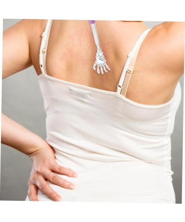 Fomiyes 2-in-1 Telescopic Back Scratcher & Metal Spatula - Rust-Proof Itching Massager & Collage Lip Mask | International Shipping Available - Buy Online on GoSupps.com