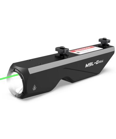Votatu M9L-G Mini Light Laser Combo Compatible with M-Lok Rail Surface, 550 Lumens Tactical Flashlight and Green Laser Sight with Strobe Function for Rifle, Magnetic Rechargeable - Buy Online on GoSupps.com