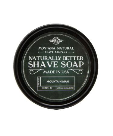 MNSC Mountain Man Artisan Shave Soap | Hypoallergenic All-Natural Small Batch | Smooth Shaves & Razor Burn Prevention | Handcrafted in USA - Buy Online on GoSupps.com