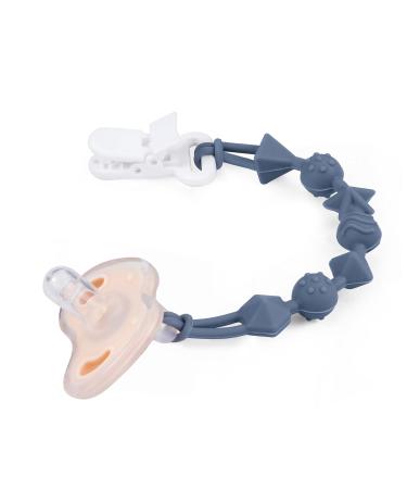 Pandaear 5 Pack Baby Pacifier Chain - Silicone Universal Holder for Boys & Girls - Continuous Design Toy Pacifier Band - Buy Online on GoSupps.com