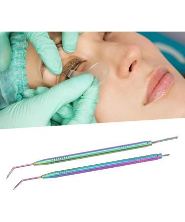 Eyelash Lift Separator Tool Comfortable Grip Tail Comb Metal Lash Lift Rods Stainless Steel for Beauty Salon (Colorful) - Buy Online on GoSupps.com