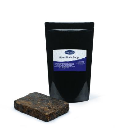 Raw African Black Soap from Ghana 1 Lb