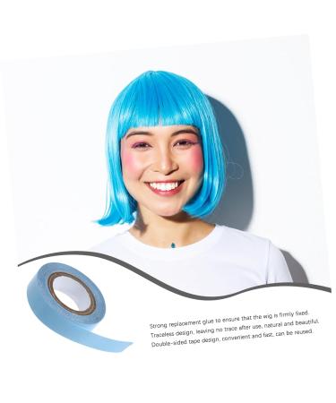 Mikinona 1 Roll Wig Film Hair Wig Tape Hair Bands Lace Wig Tape Lace Front Tape Hair Glue for Lace Wigs Bald Cap Adhesive Tape for Lace Wigs Hair Tape Wig Adhesive Lace Wig Glue Tissue - Buy Online on GoSupps.com