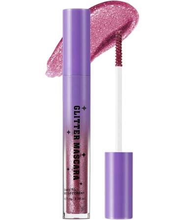  Dioeazh Glitter Mascara Shiny Party Mascara - Waterproof Lengthening Curling Long-Lasting Eyelash Makeup for Weddings Dates Travel Parties Evening Events Stage Performances Proms and More - Buy Online on GoSupps.com
