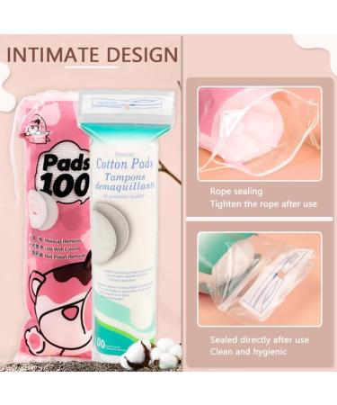 High quality soft cosmetic cotton Absorbent Makeup Remover Pads Lint-Free Hypoallergenic Wet compress and clean.(400 Count) - Buy Online on GoSupps.com