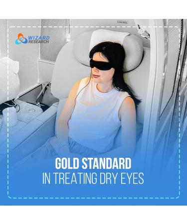 Electric Heated Dry Eye Mask by Wizard Research | 1-Year Money Back Guarantee - Buy Online on GoSupps.com
