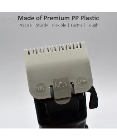 Professional Hair Clipper Attachment Combs Set Guard Guide Combs Compatible with Wahl Standard Full-Sized Magic Clip Super Taper 8148/8504/1919/8591 Hair Clippers (3) - Buy Online on GoSupps.com