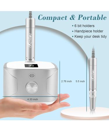 Premium 35000 RPM Credit Cutter Set for Gel & Acrylic Nails - 11 Bits & LED Display | Ideal for Nail Studios & DIY Enthusiasts - Buy Online on GoSupps.com
