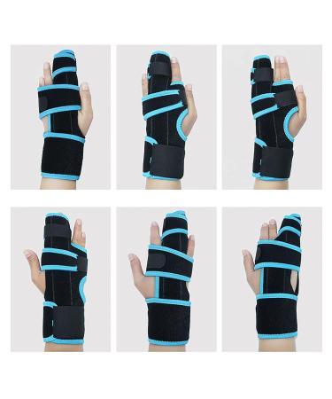 Trigger Finger Splint - Adjustable 2 Finger Brace for Middle Index Pinky Ring Fingers | Hand Wrist Support for Arthritis Mallet Fingers & Broken Fingers - Buy Online on GoSupps.com