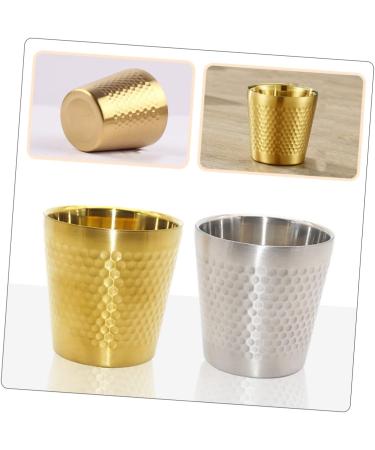 Beaupretty 3D Stainless Steel Foaming Shaving Mug & Bowl - Durable Razor Soap Cup for Men | 304 Stainless Steel Brush Holder - Buy Online on GoSupps.com