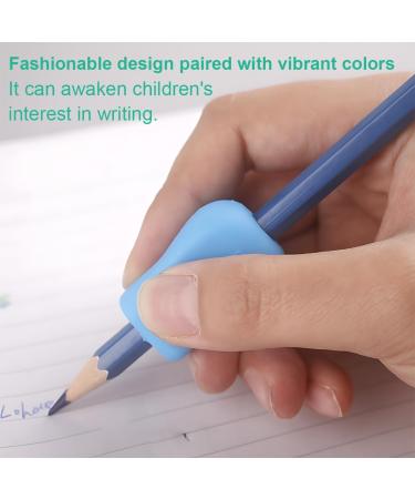 Buy Kxusw Abbey Holder - 10 Piece Silicone Ergonomic Writing Aid for Kids | Improve Handwriting with Pen and Pencil Holders - Buy Online on GoSupps.com