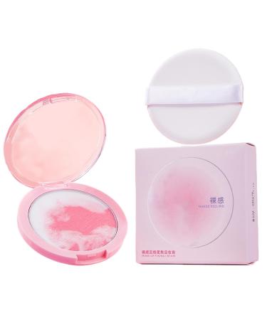 Pressed Powder Compact Natural Matte Finishing PowderCC Face Cream for Travel Family Friends Mature Skin Facial Care