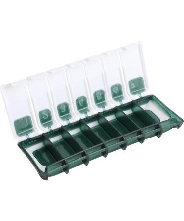 Shop Weekly Pill Organizer | 7-Day Travel Pill Box for Vitamins Supplements & Medicines - Push-to-Open Design - Buy Online on GoSupps.com