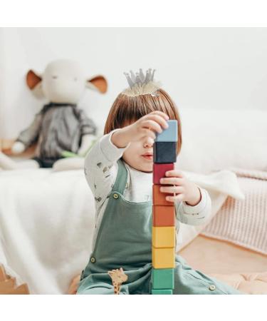 4pcs Children Crown Hair Clips - Glittery Gold & Silver Pearl Hair Accessories for Girls - Buy Online on GoSupps.com