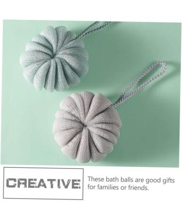 MERRYHAPY 4pcs Pumpkin Bath Balls | Exfoliating Shower Loofah Sponges for Refreshing Baths - International Shipping Available - Buy Online on GoSupps.com