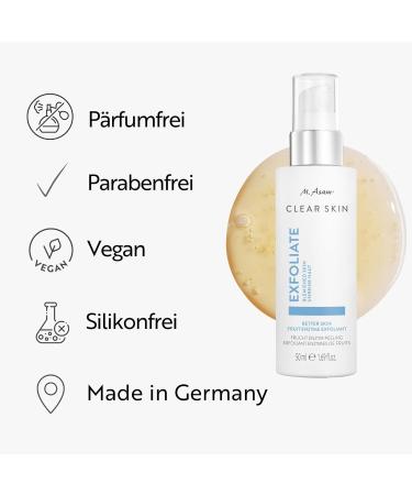  M. Asam M. Asam CLEAR SKIN Better Skin Fruit Enzyme Exfoliating (50ml) - AHA Peeling with Enzymes Gentle Fruit Acids Exfoliator for All Skin Types Exfoliating Skin Care for Clear Skin  - Buy Online on GoSupps.com