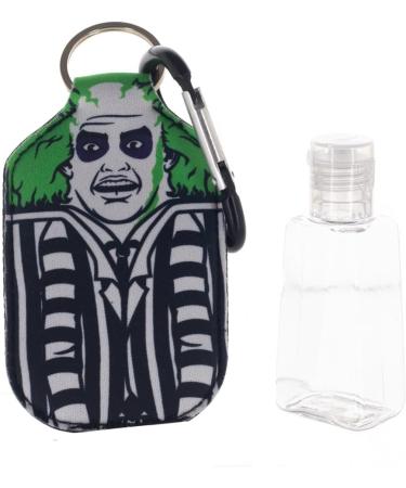 Beetlejuice Keychain with Hand Sanitizer Bottle Holder - Unique & Fun Accessory for Any Fan - Buy Online on GoSupps.com