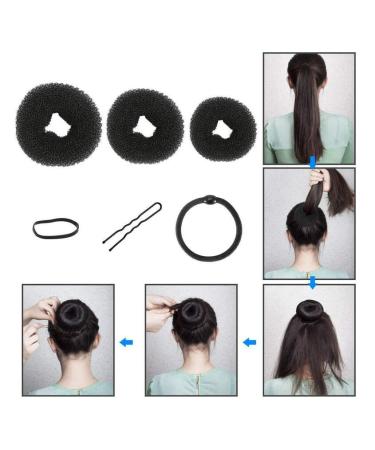 Fashionable Hair Design Styling Tool Set | Hair Volume Clip Knot Tool & Donut Wicking for Women & Girls - International Shipping - Buy Online on GoSupps.com