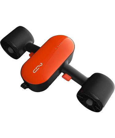 Geneinno Underwater Scooter Dual Propellers | 2-Speed | Compatible with GoPro | Orange - Buy Online on GoSupps.com